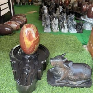 18 inch Shiva Lingam with Huge Marble Yoni